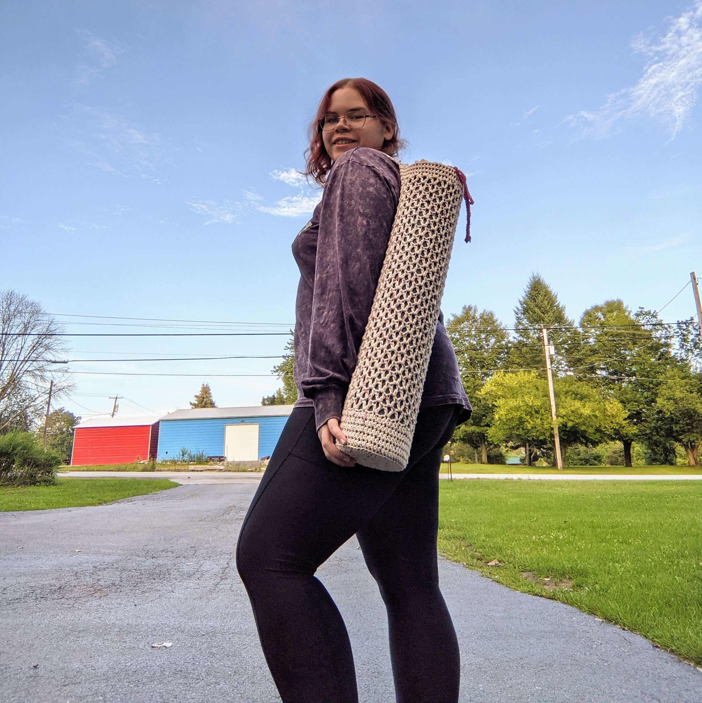 Yoga Mat Bag Pattern (No Sew!) - Critter Crochet